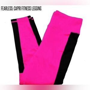 LuLaRoe Rise Collection Fearless Crop Fitness Leggings Size Medium